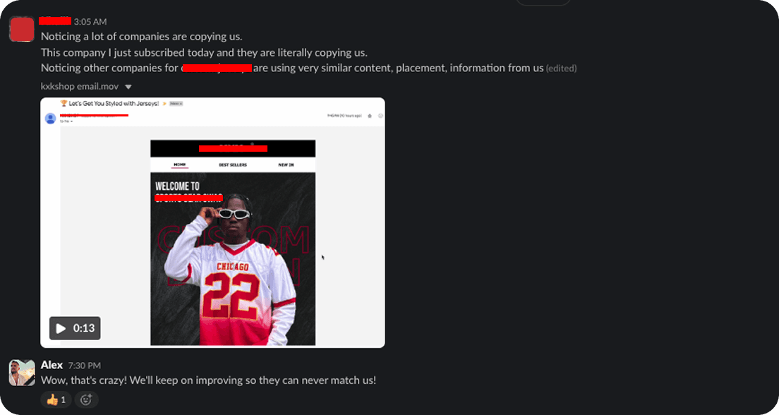 Radicalz email marketing showcase